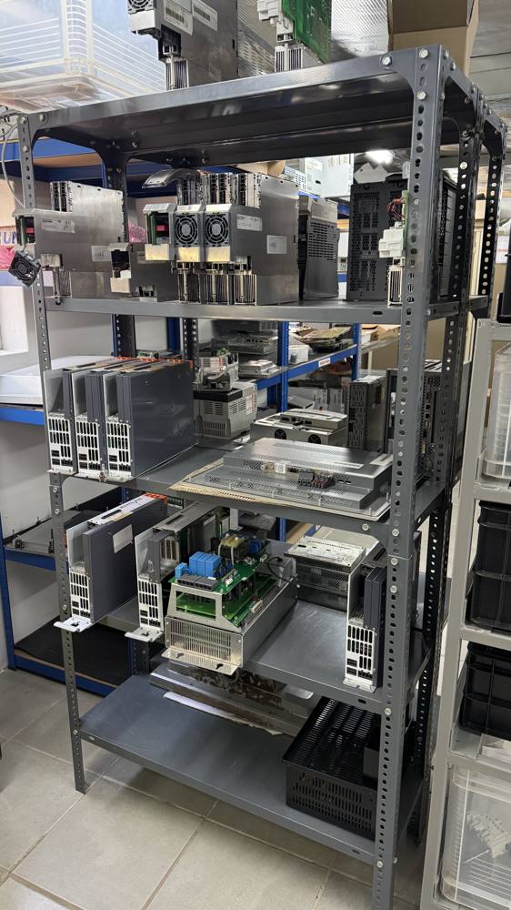 Shelves of spare and obsolete drives held in stock at KlareTech